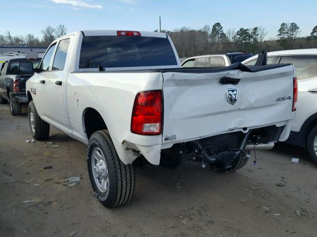 3C6UR5CL9JG107496 - 2018 RAM 2500 ST WHITE photo 3