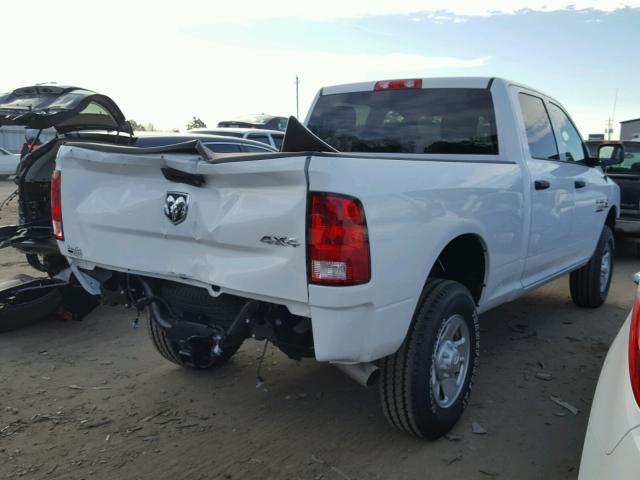 3C6UR5CL9JG107496 - 2018 RAM 2500 ST WHITE photo 4