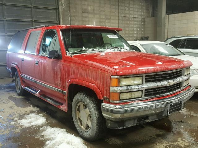 1GNFK16R8VJ338237 - 1997 CHEVROLET SUBURBAN K RED photo 1