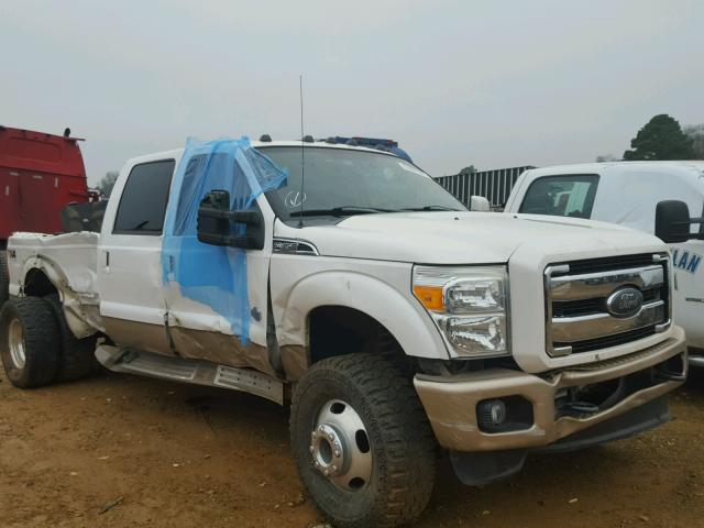 1FT8W3DT1CEC09147 - 2012 FORD F350 SUPER WHITE photo 1