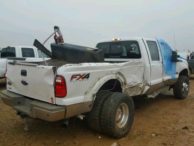 1FT8W3DT1CEC09147 - 2012 FORD F350 SUPER WHITE photo 4