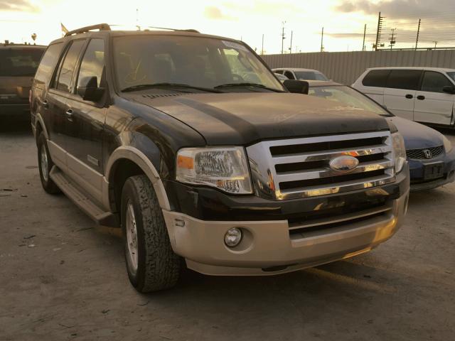 1FMFU17528LA46702 - 2008 FORD EXPEDITION BLACK photo 1