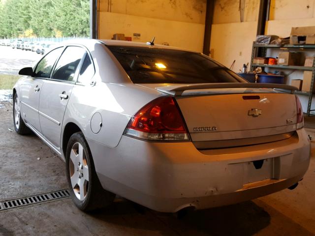 2G1WD58CX79185239 - 2007 CHEVROLET IMPALA SUP SILVER photo 3