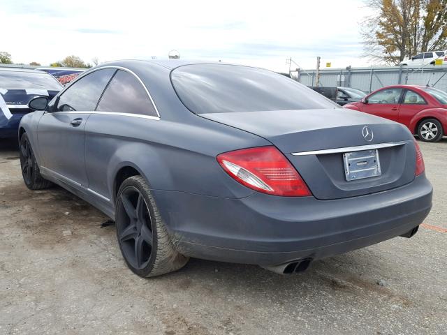 WDDEJ76X58A009658 - 2008 MERCEDES-BENZ CL 600 GRAY photo 3