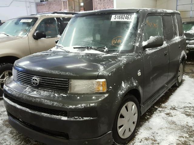 JTLKT324864053763 - 2006 TOYOTA SCION XB GREEN photo 2