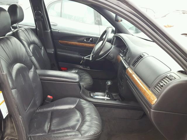 1LNHM97V51Y626901 - 2001 LINCOLN CONTINENTA BLACK photo 5