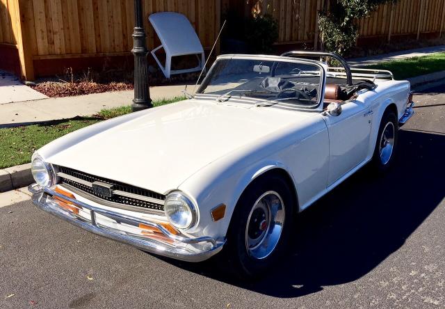 CC59152L - 1971 TRIUMPH CAR TR6 WHITE photo 2