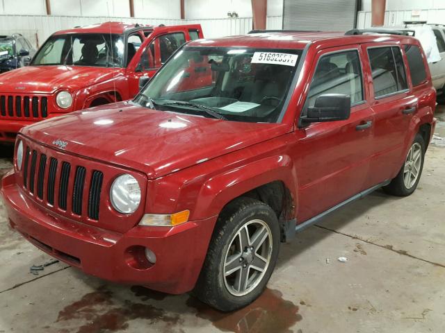 1J8FF28W97D370842 - 2007 JEEP PATRIOT SP RED photo 2