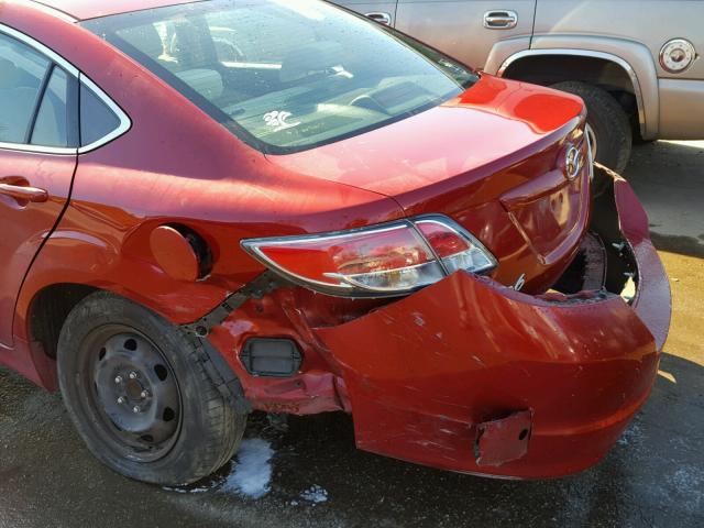 1YVHP81A695M10848 - 2009 MAZDA 6 I RED photo 9