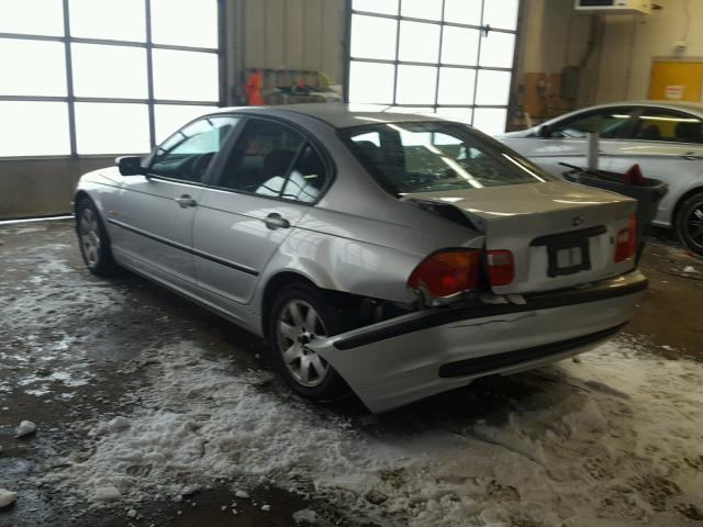 WBAAV33431FU84683 - 2001 BMW 325 I SILVER photo 3