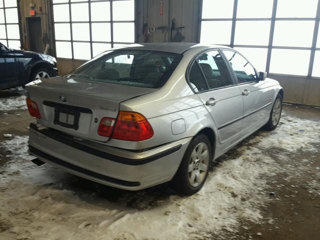 WBAAV33431FU84683 - 2001 BMW 325 I SILVER photo 4