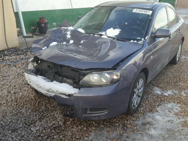 JM1BK32F071711496 - 2007 MAZDA 3 I GRAY photo 2