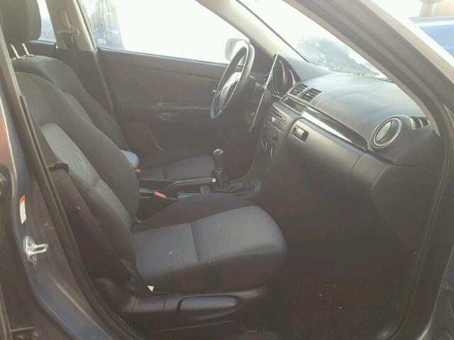 JM1BK32F071711496 - 2007 MAZDA 3 I GRAY photo 5