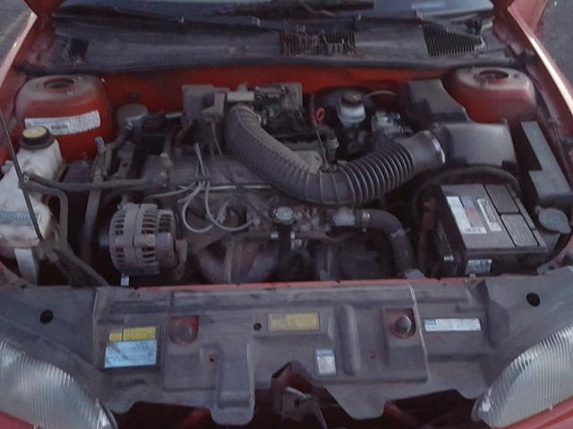 1G1JC1243V7174475 - 1997 CHEVROLET CAVALIER B RED photo 7