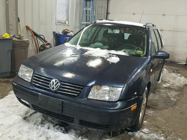 WVWSR61J35W041834 - 2005 VOLKSWAGEN JETTA GLS BLUE photo 2