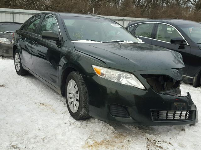 4T1BF3EK1BU583656 - 2011 TOYOTA CAMRY BASE GREEN photo 1