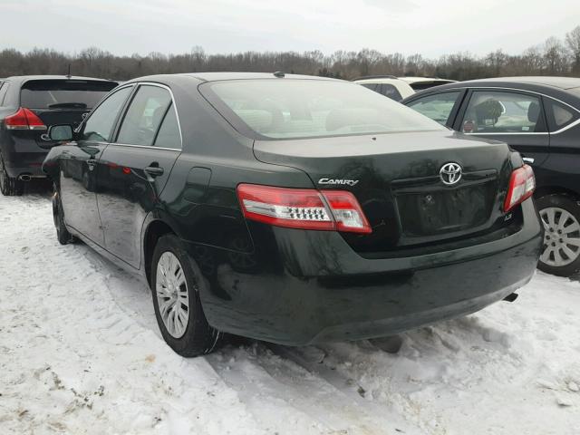 4T1BF3EK1BU583656 - 2011 TOYOTA CAMRY BASE GREEN photo 3