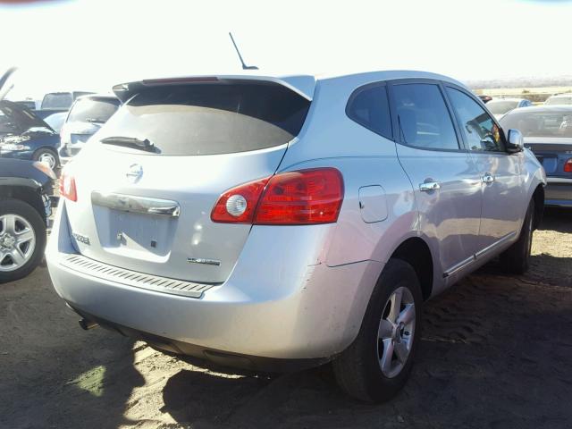 JN8AS5MT0DW022488 - 2013 NISSAN ROGUE S SILVER photo 4