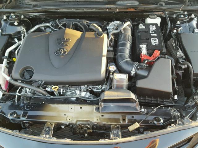 4T1BZ1HK7JU006975 - 2018 TOYOTA CAMRY XSE BLACK photo 7