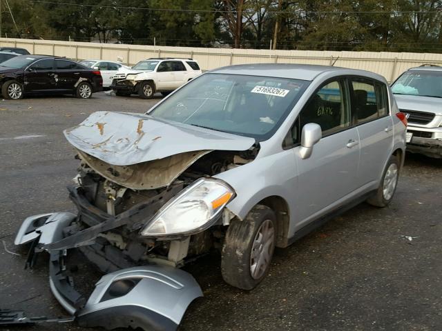 3N1BC1CP8CK812564 - 2012 NISSAN VERSA S SILVER photo 2