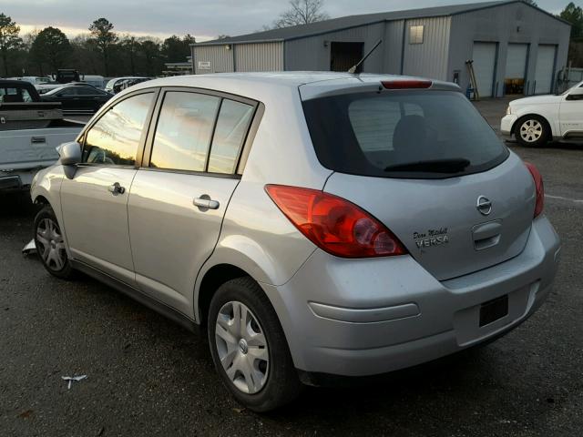 3N1BC1CP8CK812564 - 2012 NISSAN VERSA S SILVER photo 3