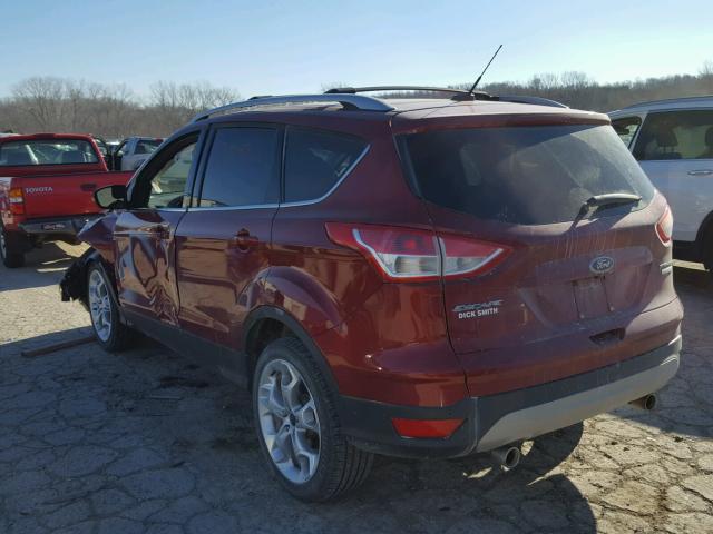 1FMCU0J91DUB63751 - 2013 FORD ESCAPE TIT RED photo 3