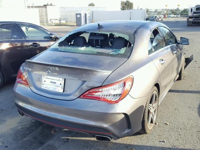 WDDSJ4EB0GN309624 - 2016 MERCEDES-BENZ CLA 250 GRAY photo 4