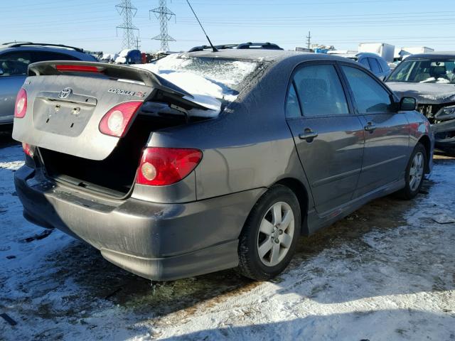 1NXBR32E57Z867708 - 2007 TOYOTA COROLLA CE GRAY photo 4