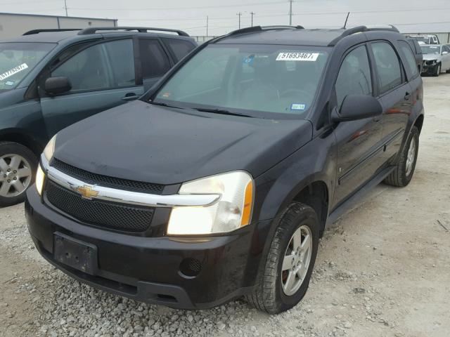 2CNDL13F496214391 - 2009 CHEVROLET EQUINOX LS BLACK photo 2