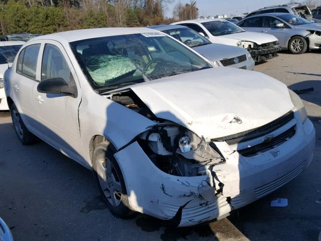 1G1AK52F357585693 - 2005 CHEVROLET COBALT WHITE photo 1