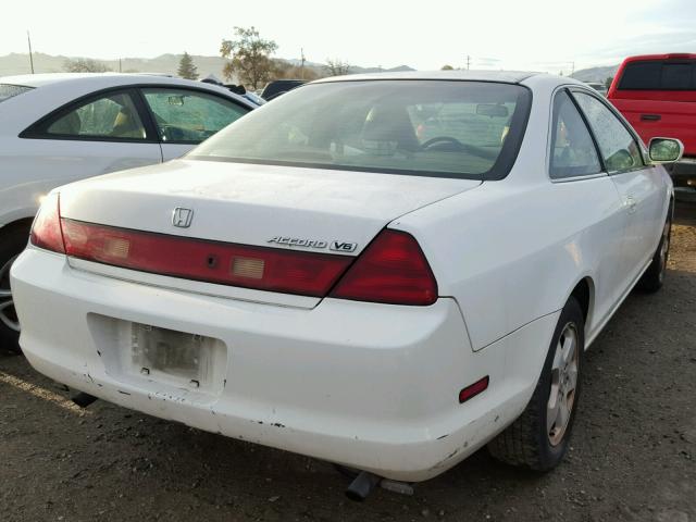 1HGCG2255YA023472 - 2000 HONDA ACCORD EX WHITE photo 4