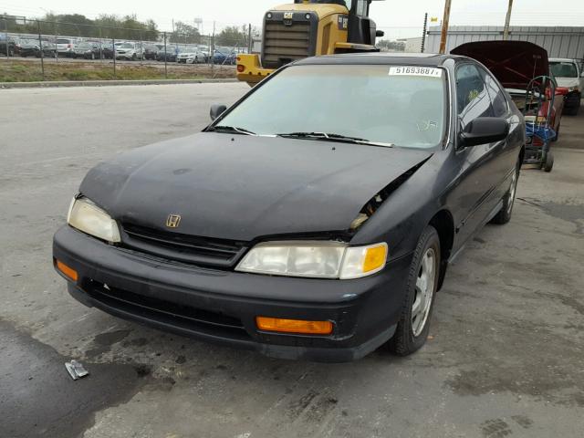 1HGCD7266RA056092 - 1994 HONDA ACCORD EX BLACK photo 2