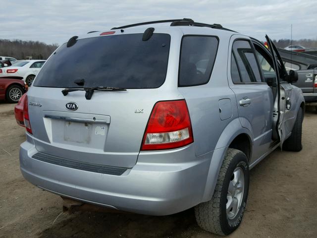 KNDJC733965637331 - 2006 KIA SORENTO EX SILVER photo 4