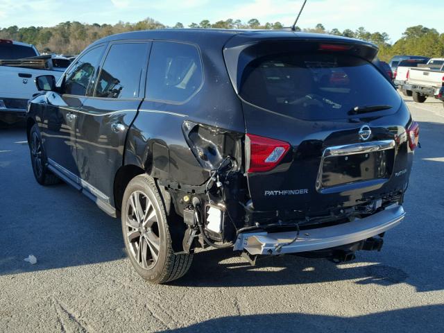 5N1DR2MN8HC654288 - 2017 NISSAN PATHFINDER BLACK photo 3