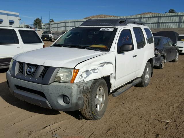 5N1AN08U58C526367 - 2008 NISSAN XTERRA OFF WHITE photo 2