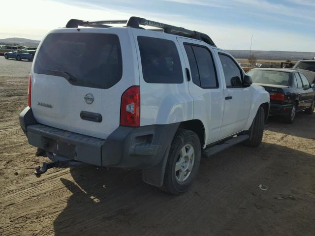 5N1AN08U58C526367 - 2008 NISSAN XTERRA OFF WHITE photo 4