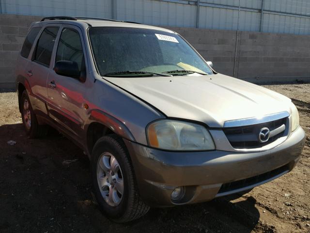 4F2CU08142KM56122 - 2002 MAZDA TRIBUTE LX TAN photo 1