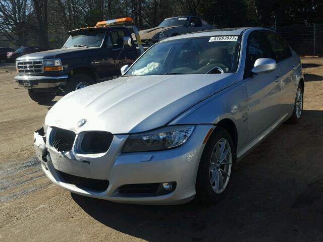 WBAPK5C52AA651443 - 2010 BMW 328 XI SUL SILVER photo 2