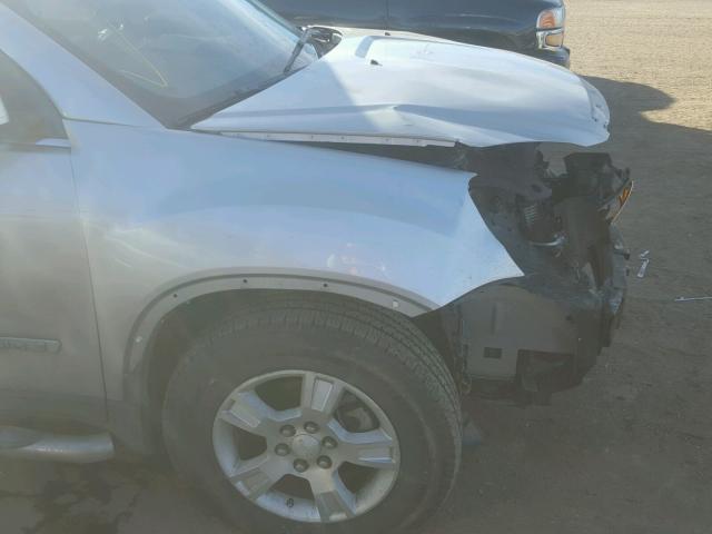 1GKEV337X8J138950 - 2008 GMC ACADIA SLT ვერცხლისფერი ფოტო 9