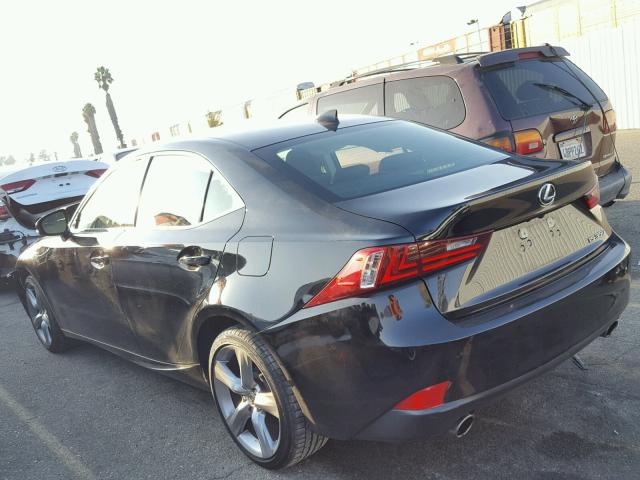 JTHBE1D20E5004537 - 2014 LEXUS IS 350 BLACK photo 3