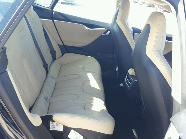 5YJSA1H16EFP32005 - 2014 TESLA MODEL S BLUE photo 6