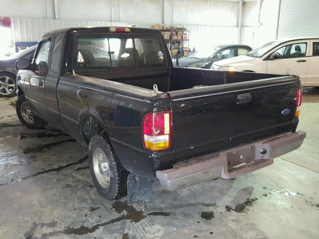 1FTCR14AXTPA14141 - 1996 FORD RANGER SUP BLACK photo 3