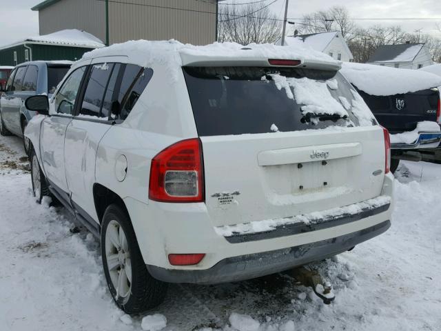1J4NF1FBXBD251987 - 2011 JEEP COMPASS SP WHITE photo 3