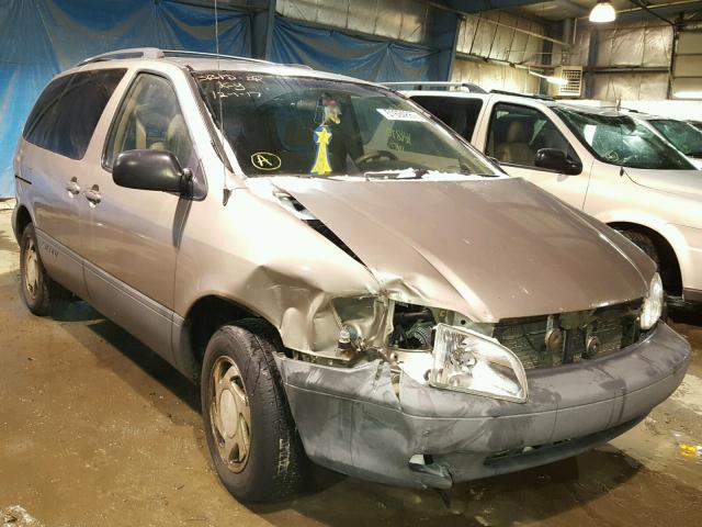 4T3ZF13C4WU013680 - 1998 TOYOTA SIENNA LE BEIGE photo 1