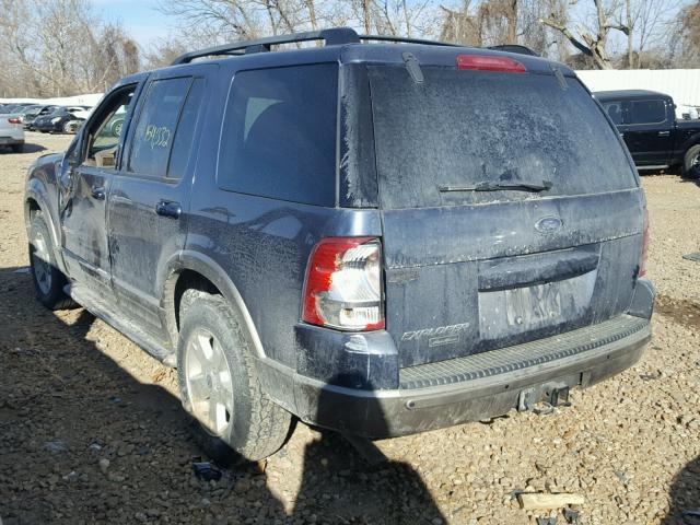 1FMZU74K54UA51018 - 2004 FORD EXPLORER E BLUE photo 3