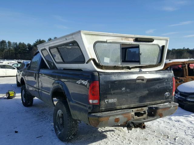 1FTSF31L14ED48965 - 2004 FORD F350 SRW S BLACK photo 3