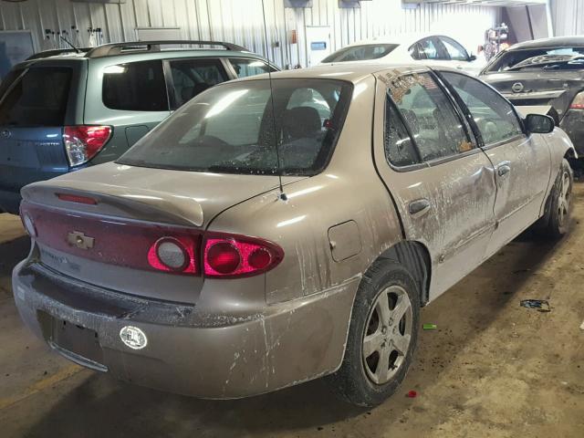 1G1JF52F047132358 - 2004 CHEVROLET CAVALIER L BEIGE photo 4