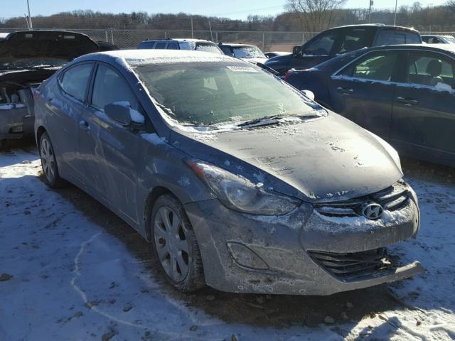 KMHDH4AE9BU101783 - 2011 HYUNDAI ELANTRA GL GRAY photo 1