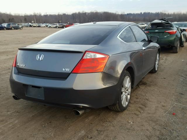 1HGCS2A88AA007041 - 2010 HONDA ACCORD EXL GRAY photo 4