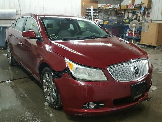 1G4GC5EG7AF238141 - 2010 BUICK LACROSSE C BURGUNDY photo 1